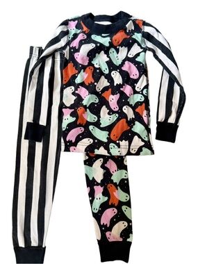 Hanna Andersson Halloween Ghost Striped Pajamas